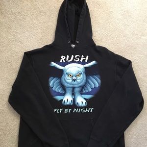 Rush , Fly By Night, Men’s Hooded Sweatshirt.